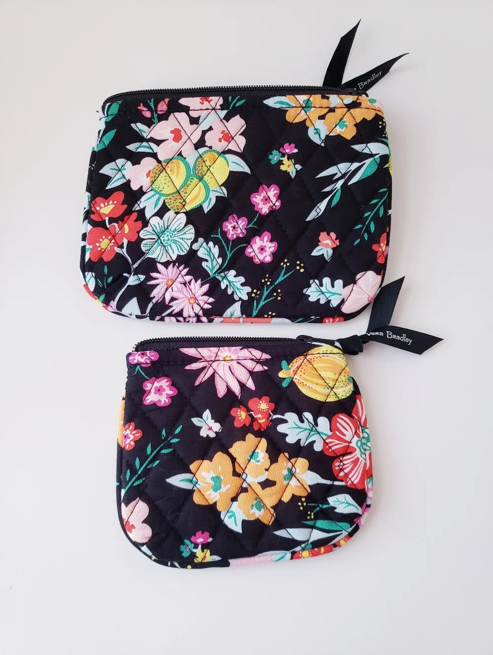 Vera Bradley Floral Print Zipper Coin Purse And Mini Bag - Picture 2 of 10